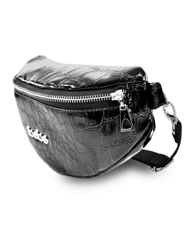 Zippered eco leather kidney...