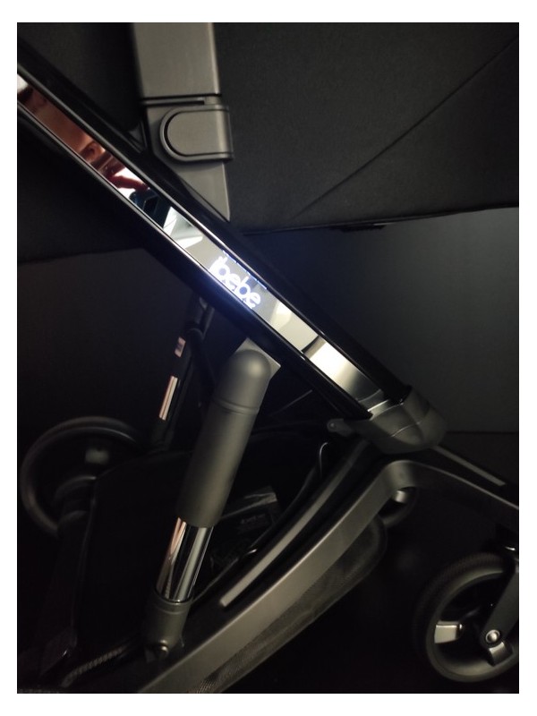 Stroller with electronic brake and... Stroller with electronic brake and...