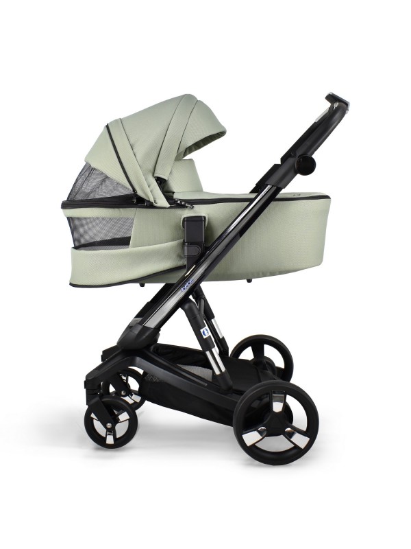 Stroller with electronic brake and... Stroller with electronic brake and...